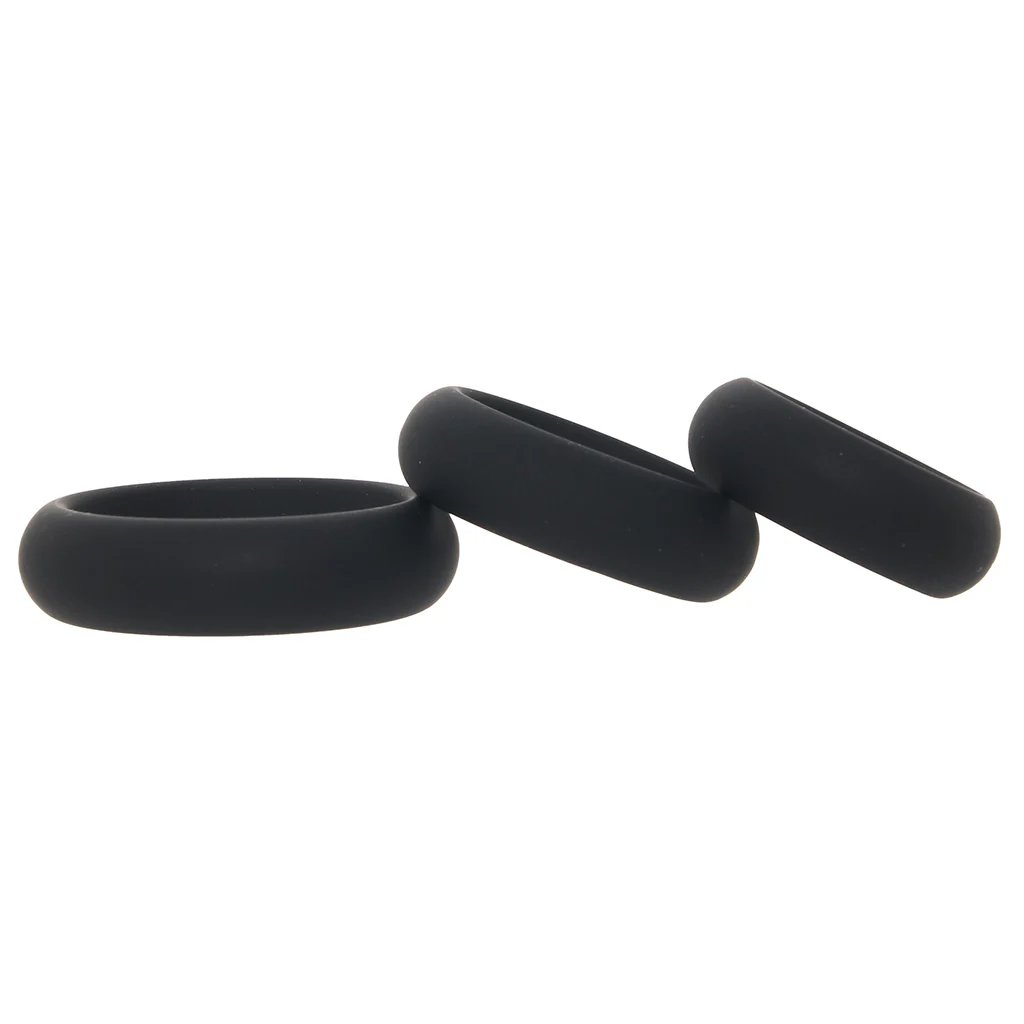 LEVELZ 3 Piece Wide O Cock Ring Set in L-XXL - Image 7