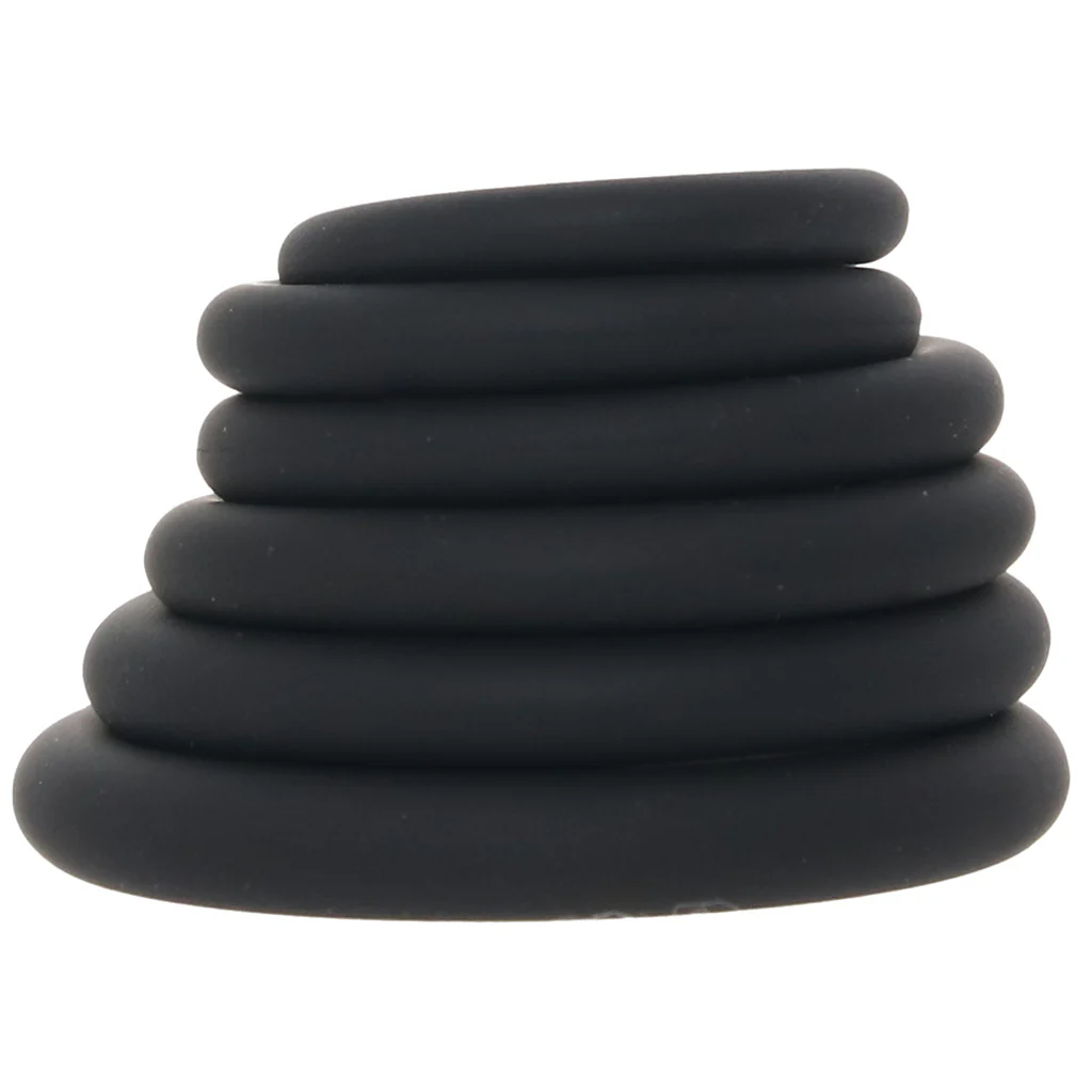 LEVELZ 6 Piece Classic Cock Ring Set - Image 5