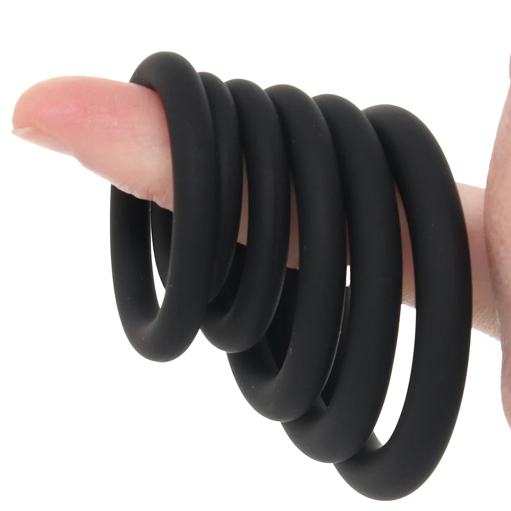 LEVELZ 6 Piece Classic Cock Ring Set - Image 6