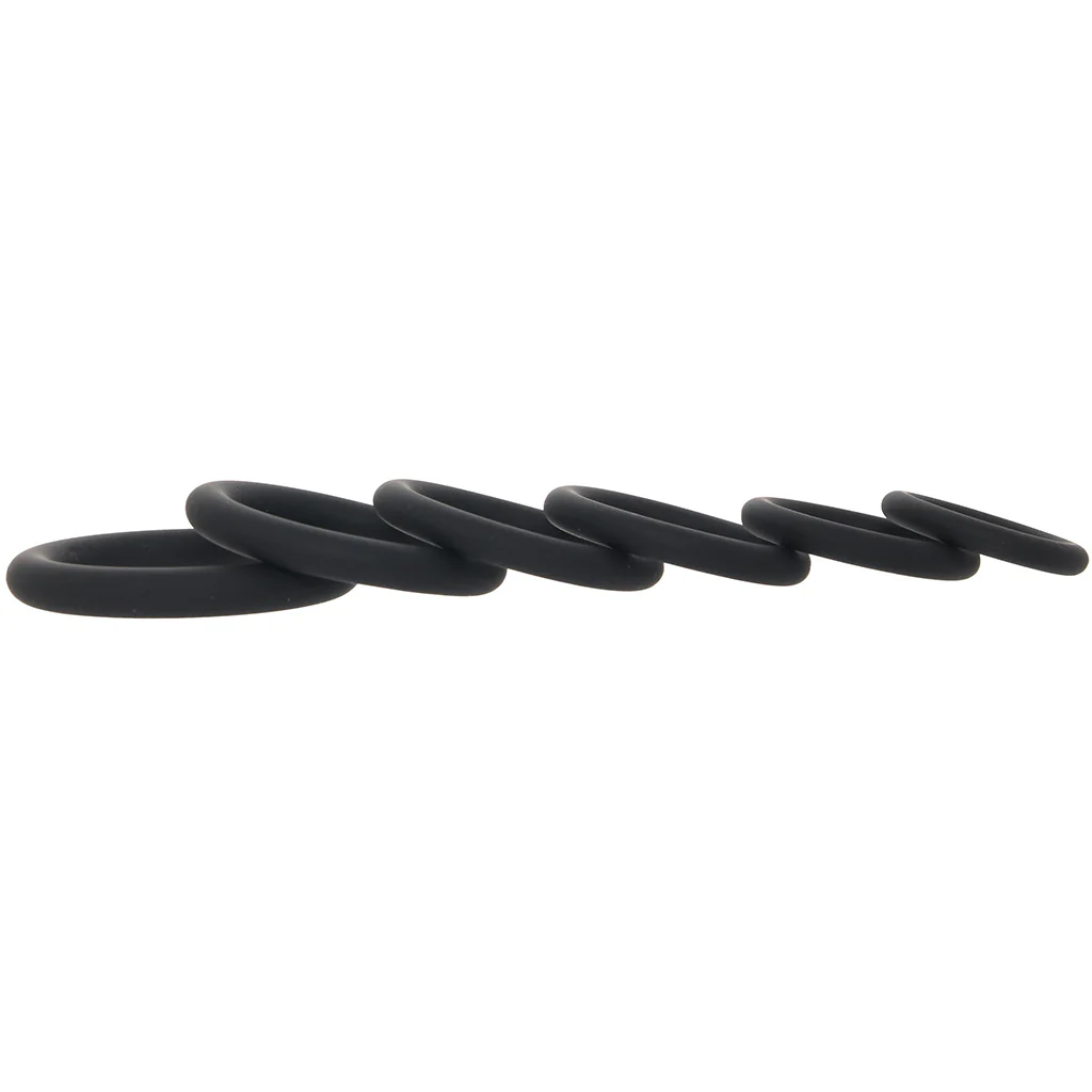 LEVELZ 6 Piece Classic Cock Ring Set - Image 7