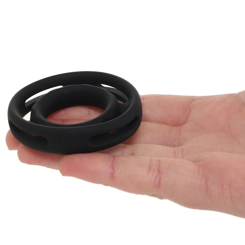 LEVELZ Classic Grooved Cock & Ball Ring - Image 4