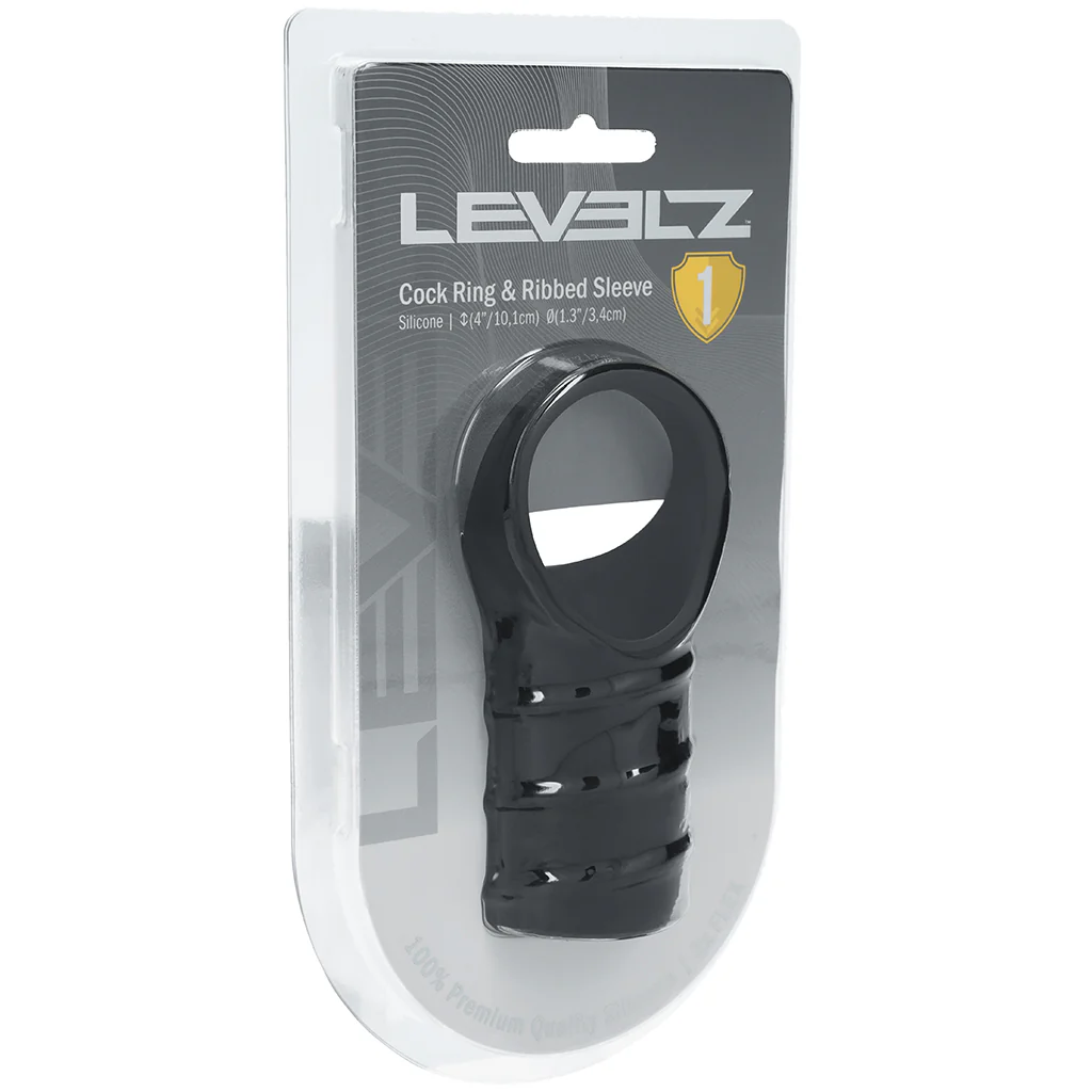 LEVELZ Cock Ring & Ribbed Sleeve - Image 9