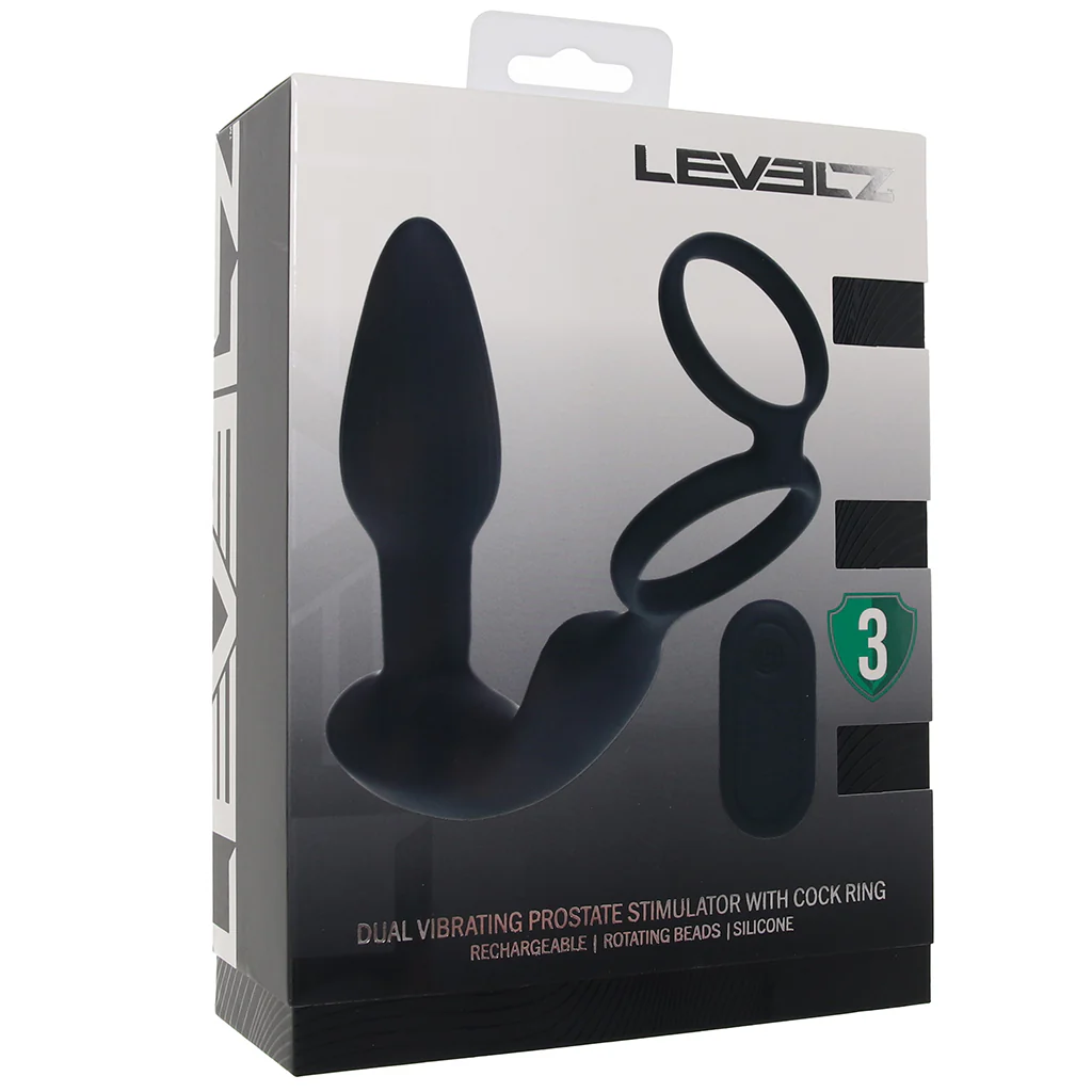 LEVELZ Dual Vibrating Ring and Rotating Plug - Image 9