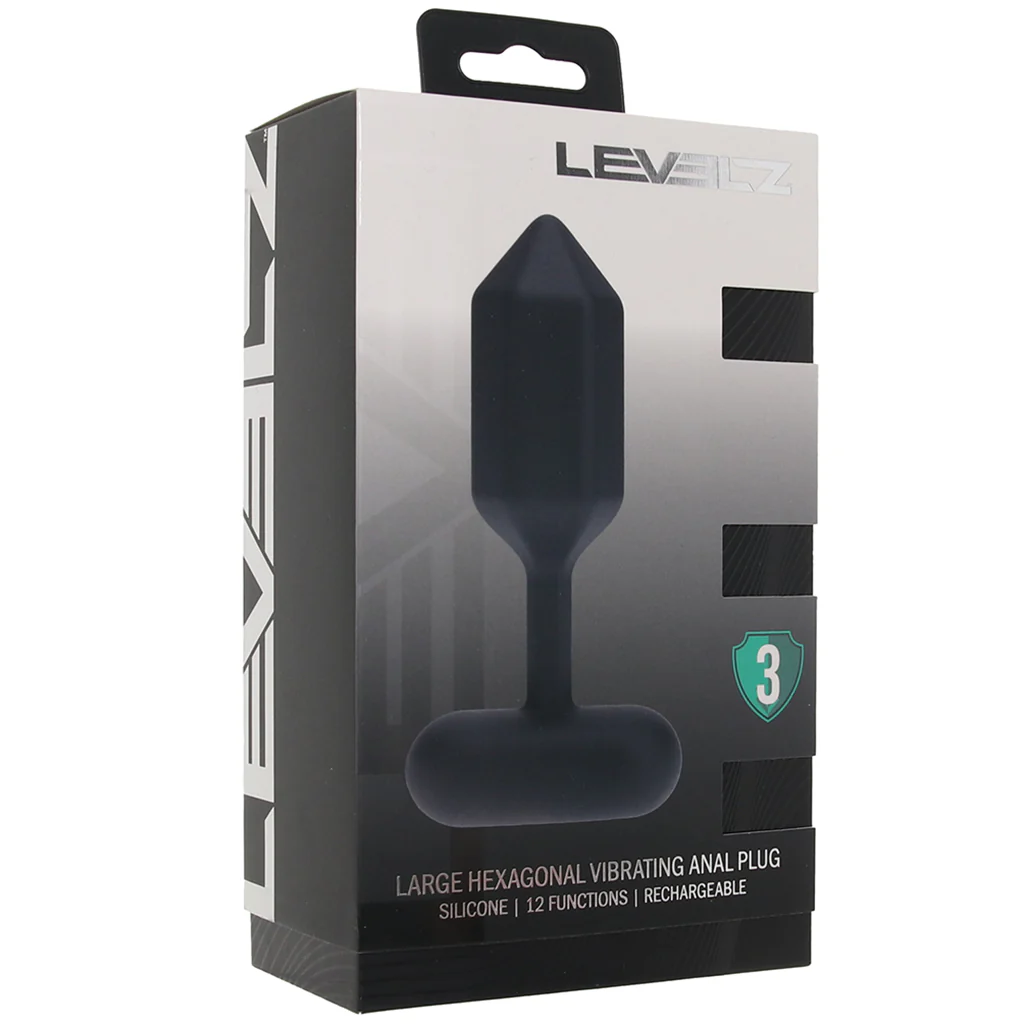 LEVELZ Hexagonal Vibrating Anal Plug - Image 9