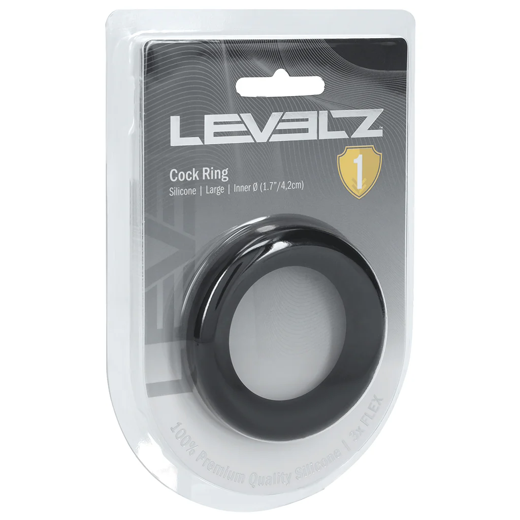 LEVELZ Silicone Large Cock Ring in 1.7"/4.2cm - Image 9