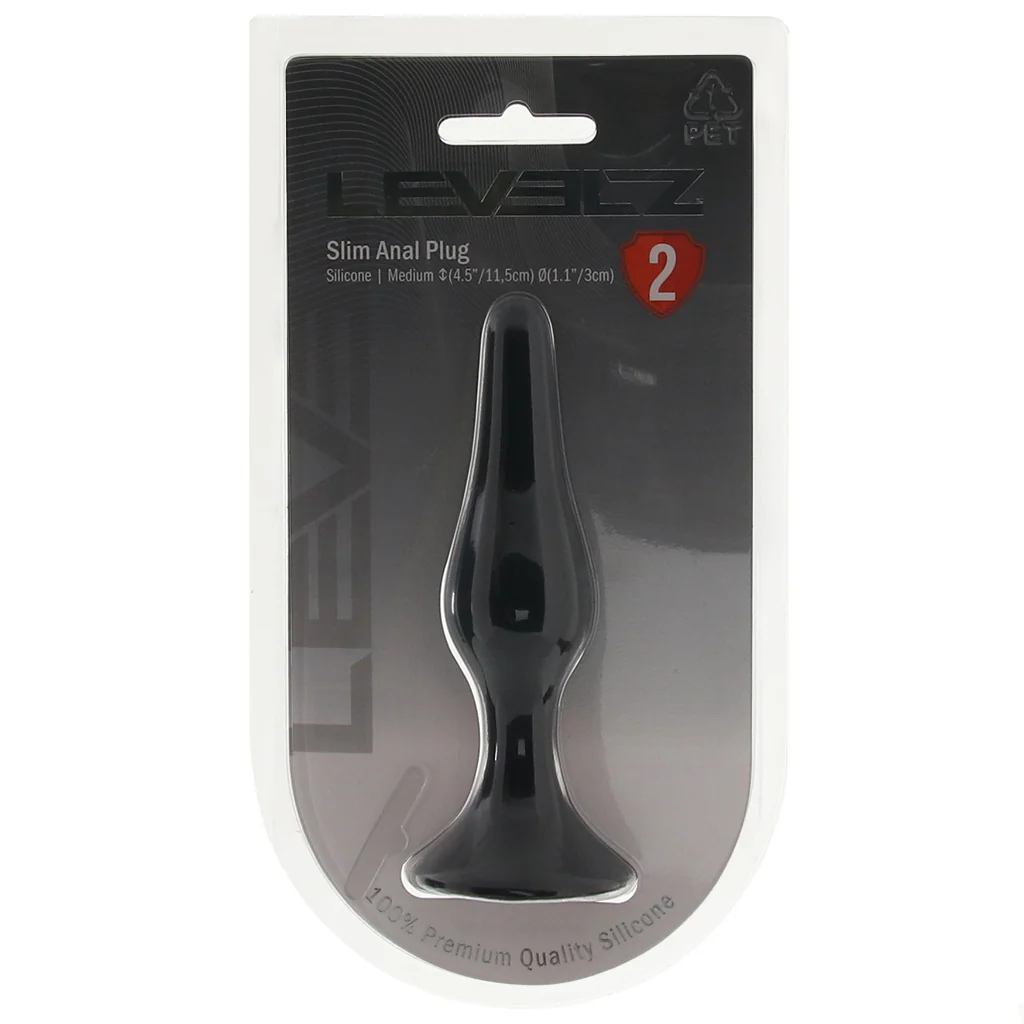 LEVELZ Silicone Slim Anal Plug in Medium - Image 9