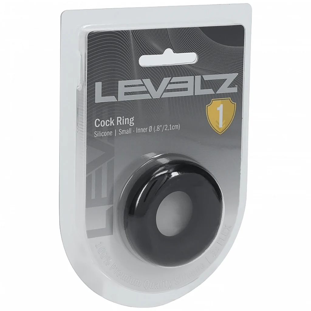 LEVELZ Silicone Small Cock Ring in .8"/2.1cm - Image 9