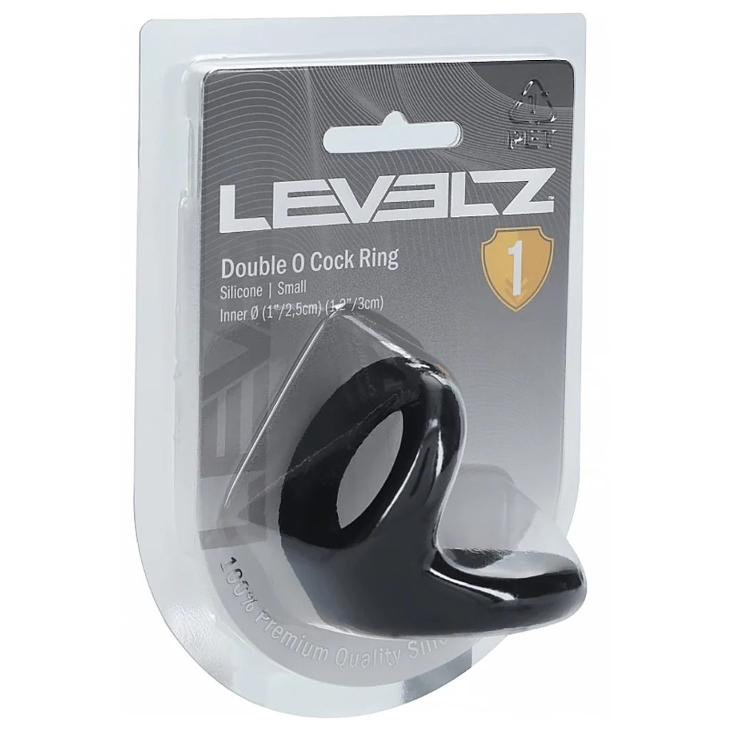 LEVELZ Small Double O Cock Ring in 1"/2.5cm - Image 9