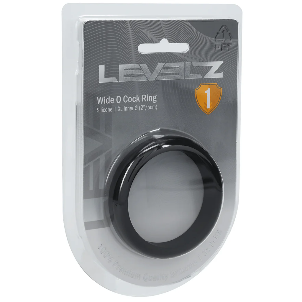 LEVELZ Wide O XL Cock Ring in 2"/5cm - Image 9