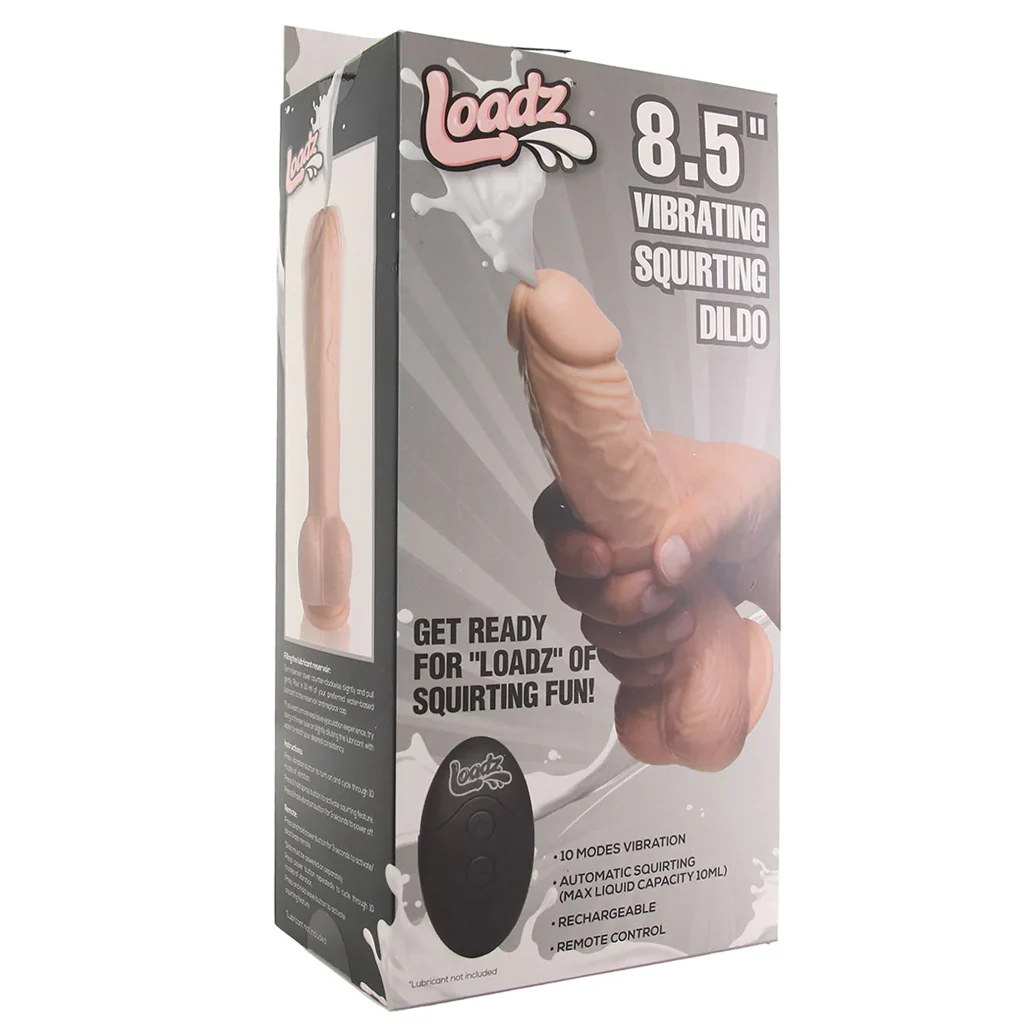 Loadz 8.5 Inch Vibrating Squirting Dildo - Image 9