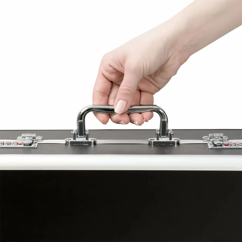 Simple and True Lockable Large Vibrator Case in Black - Image 5