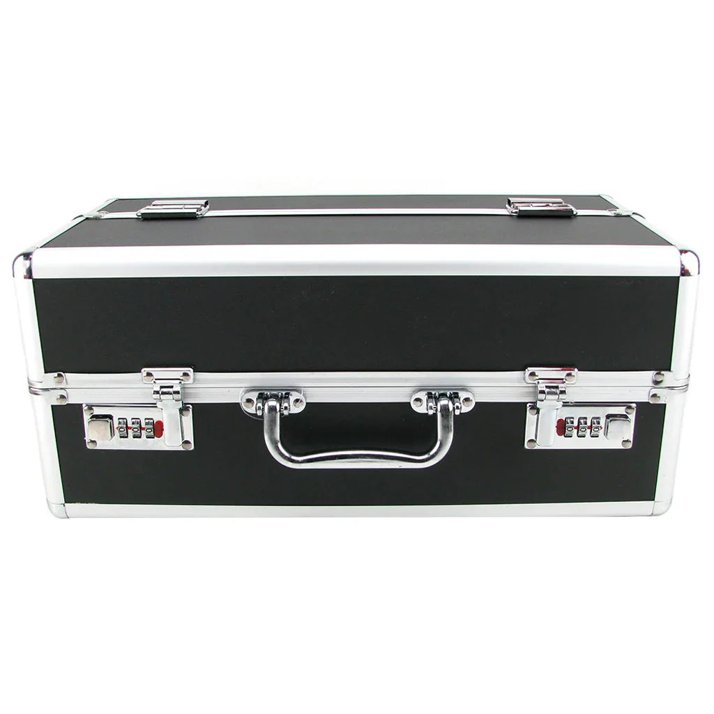 Simple and True Lockable Large Vibrator Case in Black - Image 6