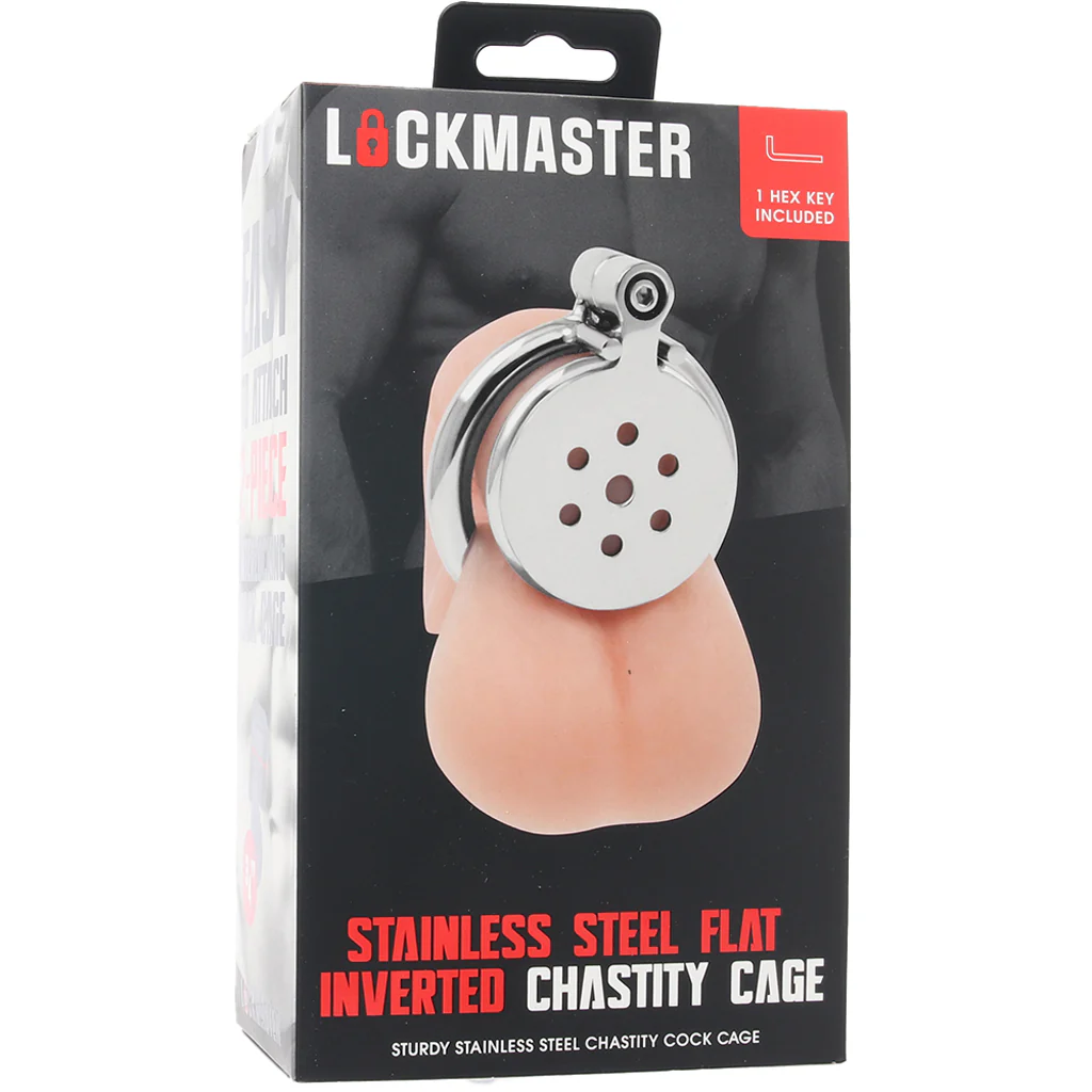 Lockmaster Flat Inverted Chastity Cage - Image 6