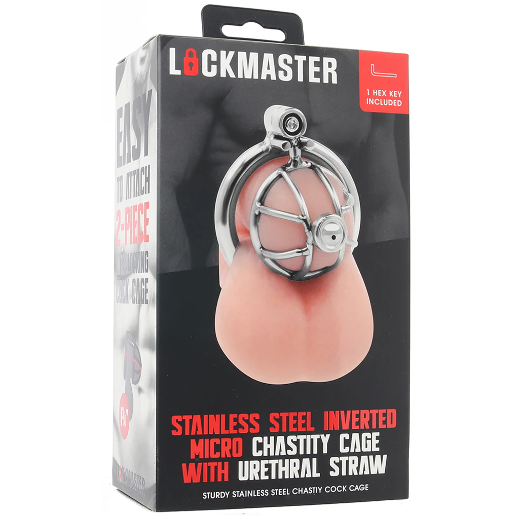 Lockmaster Inverted Urethral Straw Micro Chastity Cage - Image 6