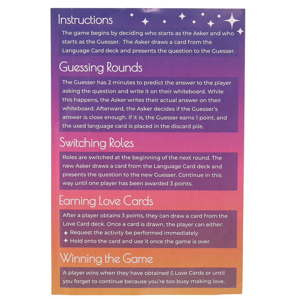 Love Language Intimacy Quiz Game - Image 4