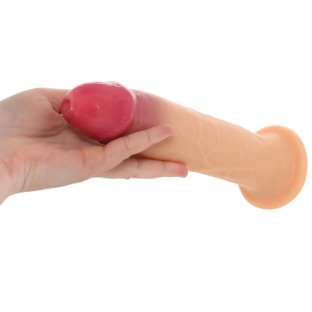 LoveBotz 9 Inch Cock Lock Dildo in Light - Image 4