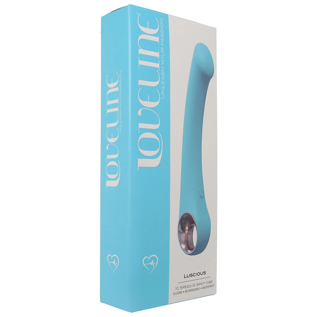 Loveline Luscious G-Spot Vibe in Blue - Image 9