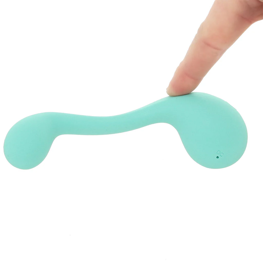 Loveline Playful Dual Motor Vibe in Green - Image 7