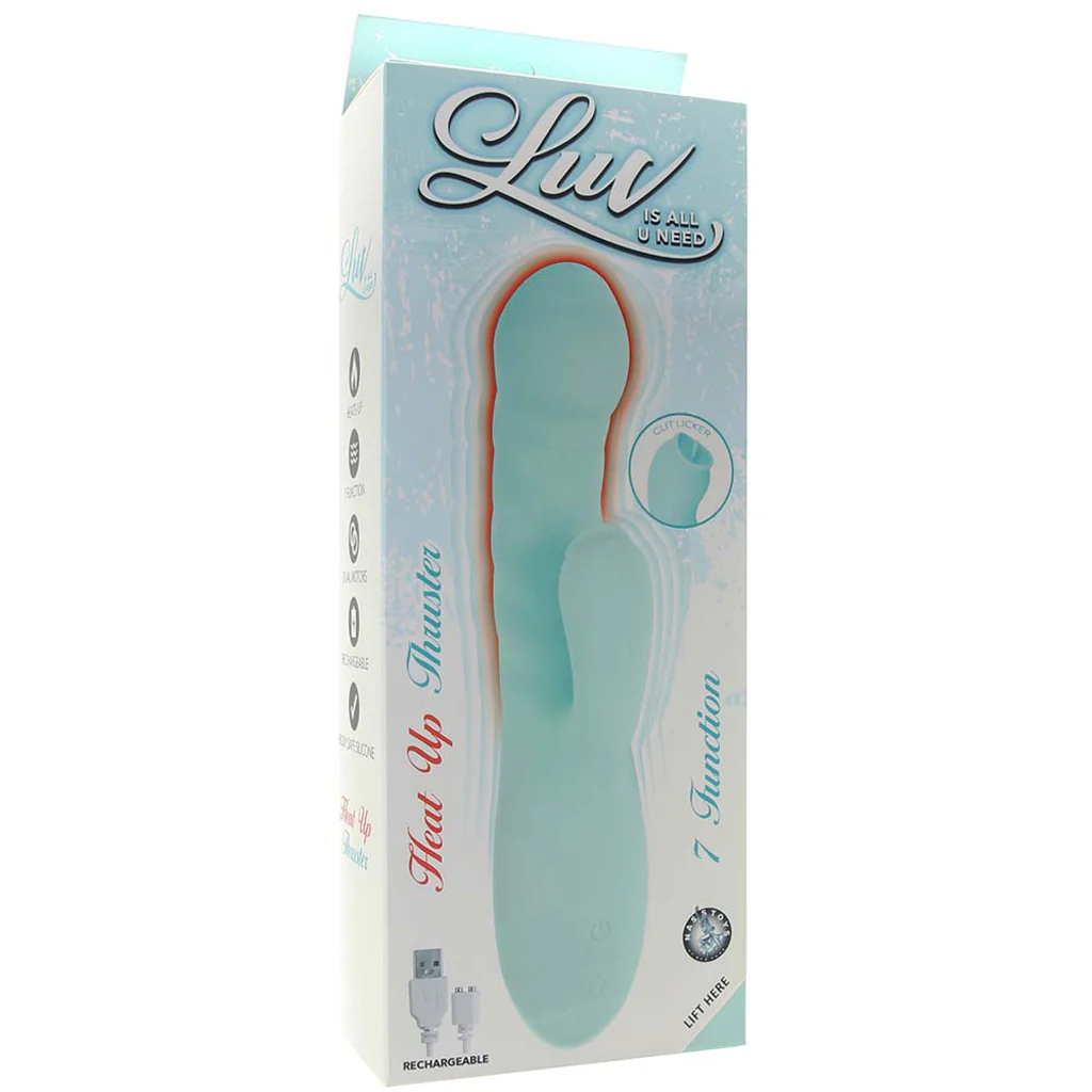 Luv Heat Up Thruster Rabbit Vibe in Aqua - Image 6