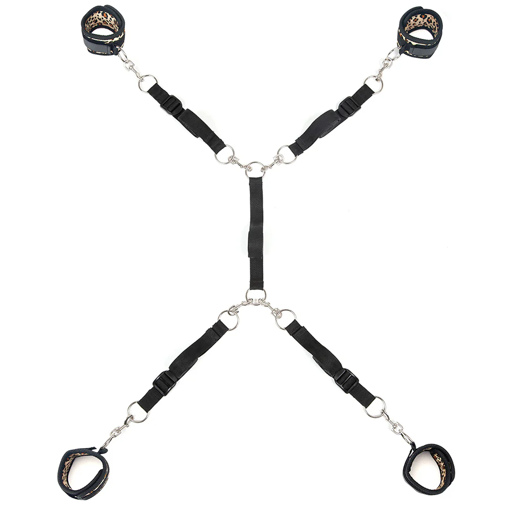 Lux Fetish 7 Piece Leopard Bed Spreader System - Image 2