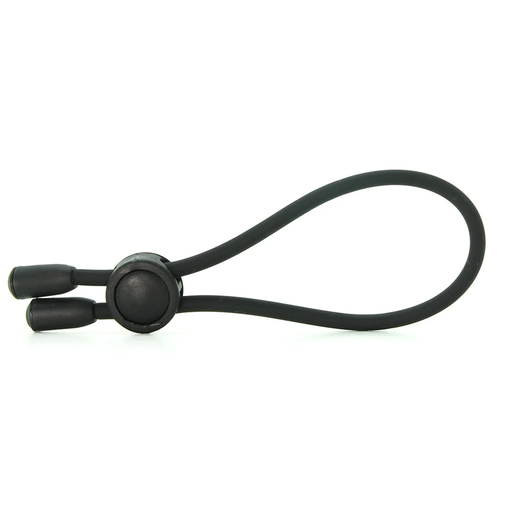Adjustable Silicone Cock Tie in Black - Image 3