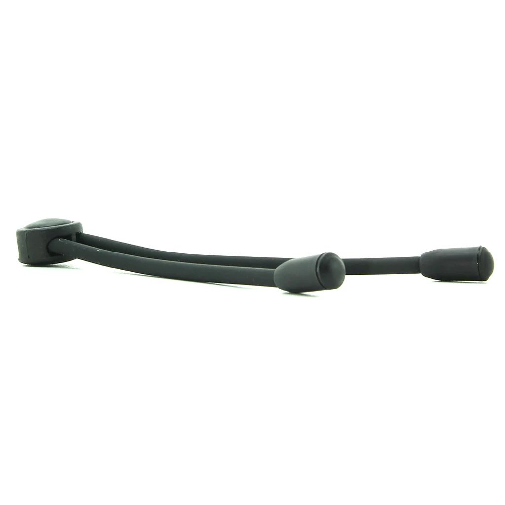 Adjustable Silicone Cock Tie in Black - Image 4