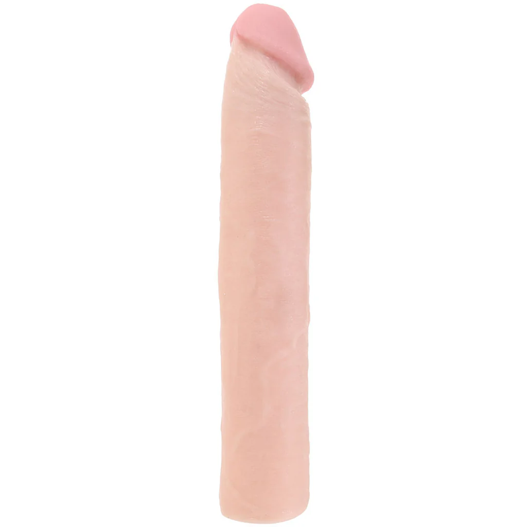 Magnificent Eleven Dildo & Extension in White - Image 3