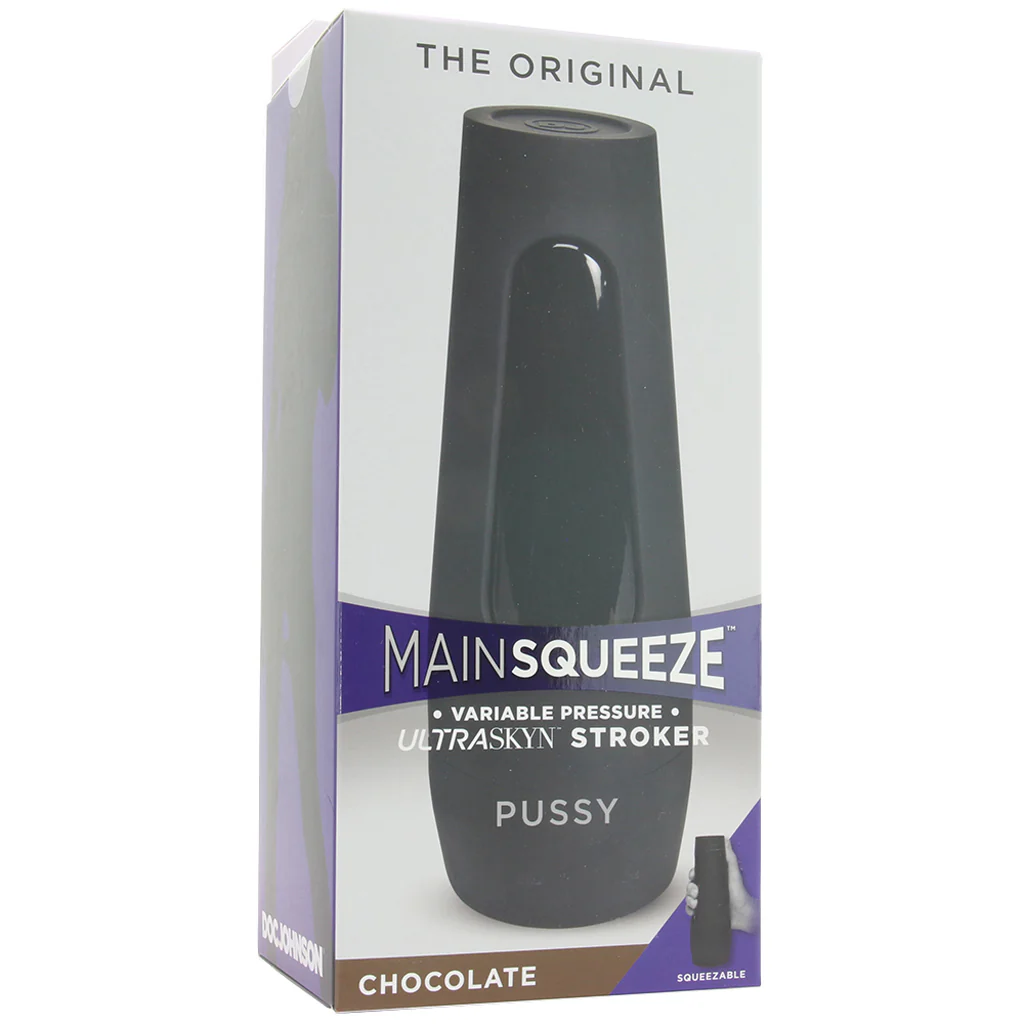 Main Squeeze Original ULTRASKYN Pussy Stroker in Chocolate - Image 6