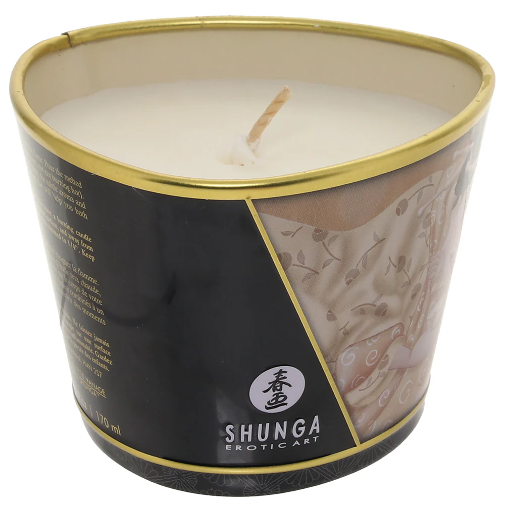 Massage Candle 5.7oz in Vanilla Fetish - Image 2