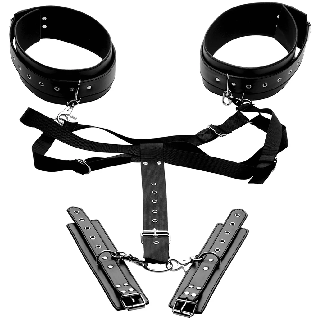Master Series Acquire Thigh Harness with Cuffs - Image 3