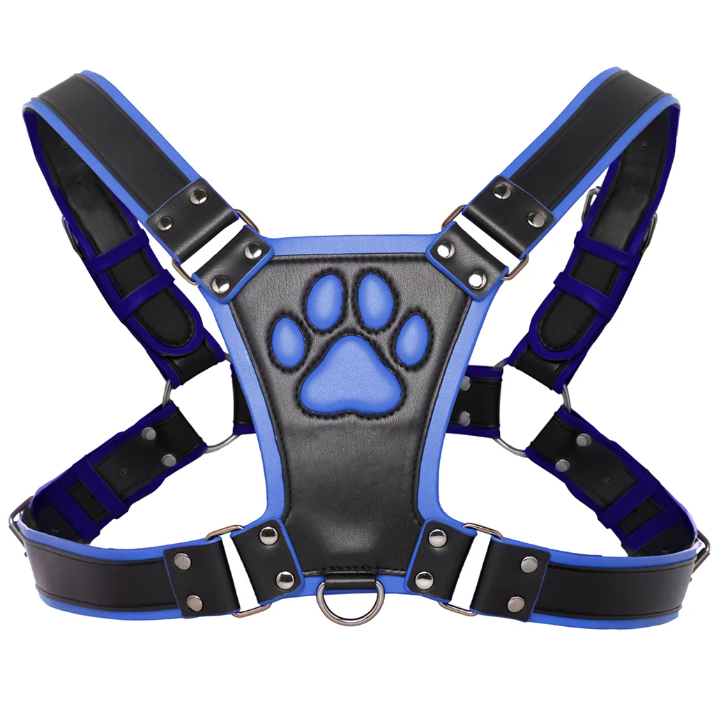 Master Series Alpha Pup Bulldog Harness in Blue - Image 2