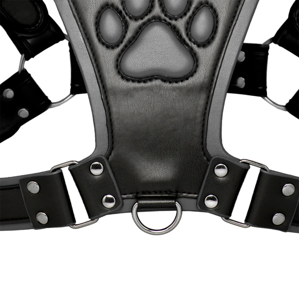 Master Series Alpha Pup Bulldog Harness in Black - Image 7
