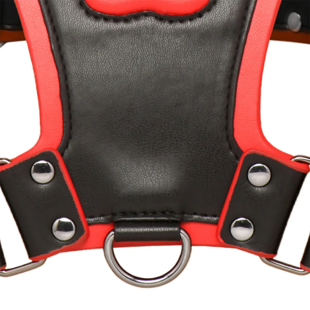Master Series Alpha Pup Bulldog Harness in Red - Image 7