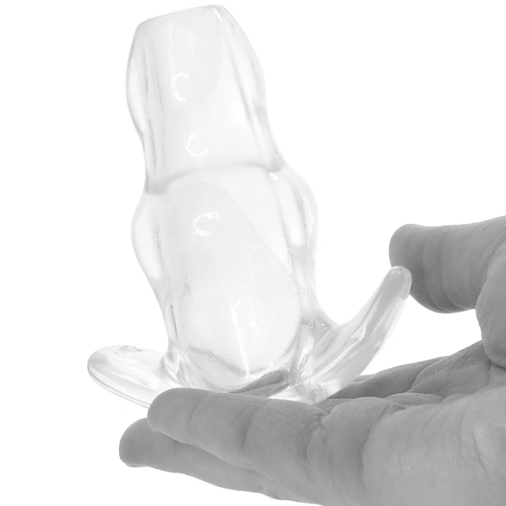 Master Series Clear View Hollow Anal Plug - Image 4