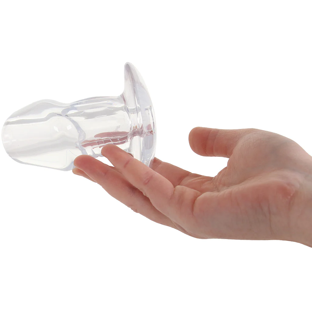 Master Series Dicked Hollow Anal Plug in Medium - Image 4