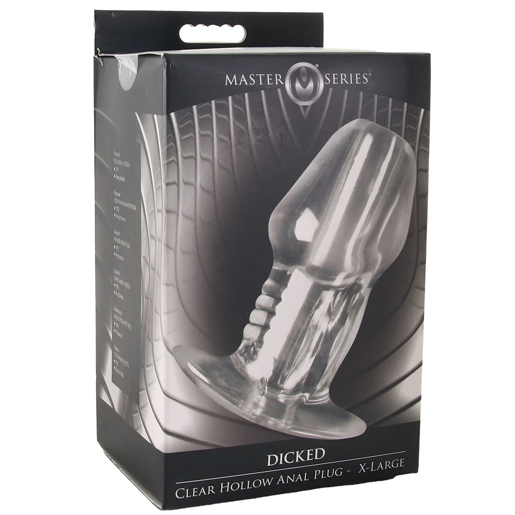 Master Series Dicked Hollow Anal Plug - Image 9