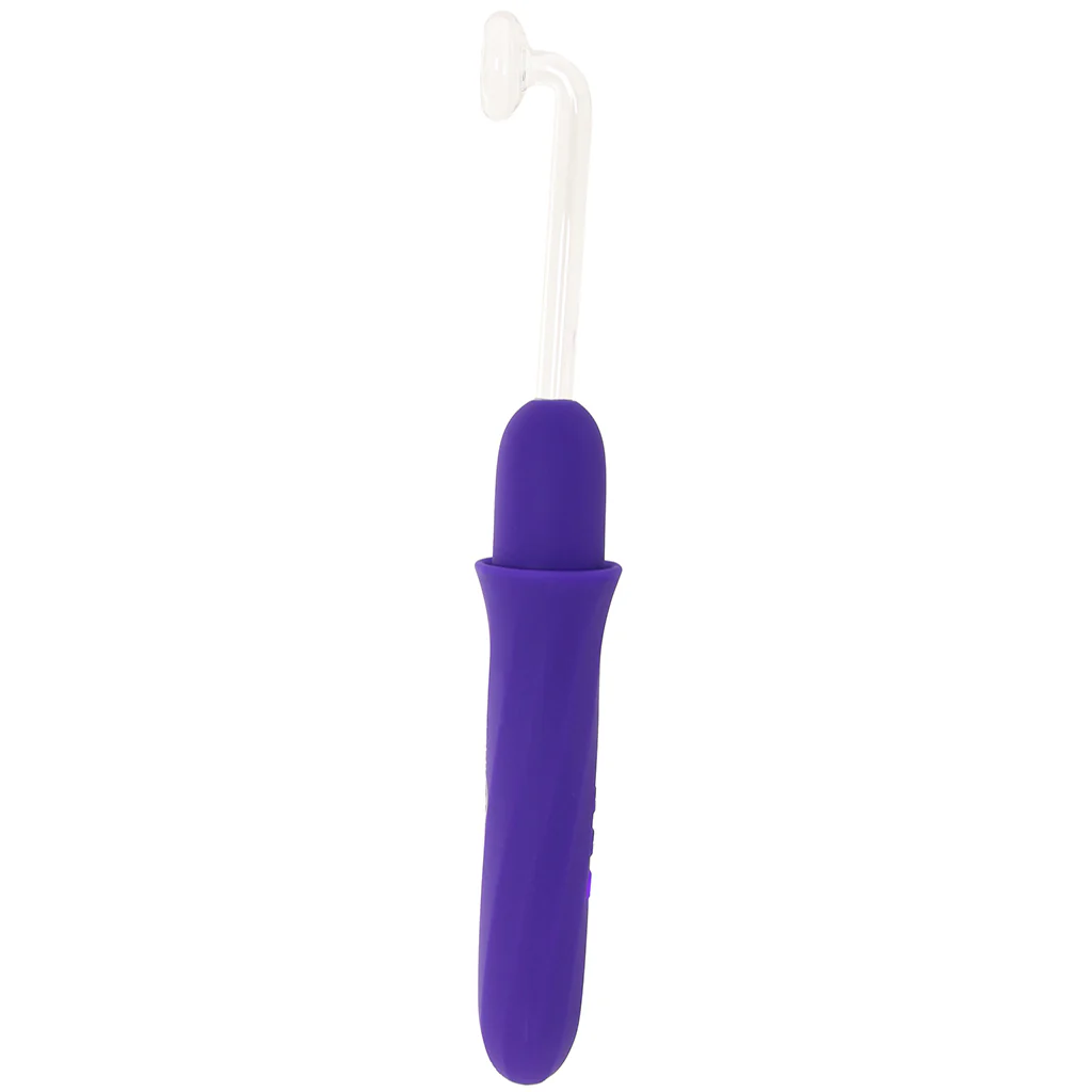 Master Series Elektra Rechargeable E-Stim Wand in Purple - Image 3