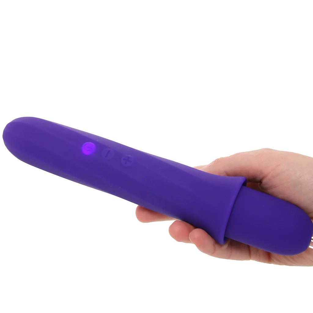 Master Series Elektra Rechargeable E-Stim Wand in Purple - Image 5
