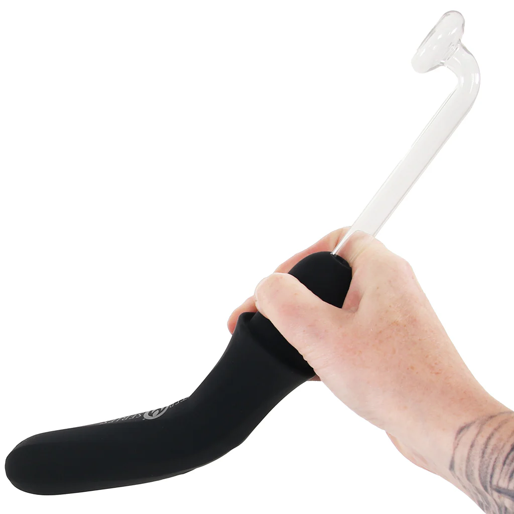 Master Series Elektra Rechargeable E-Stim Wand in Black - Image 7