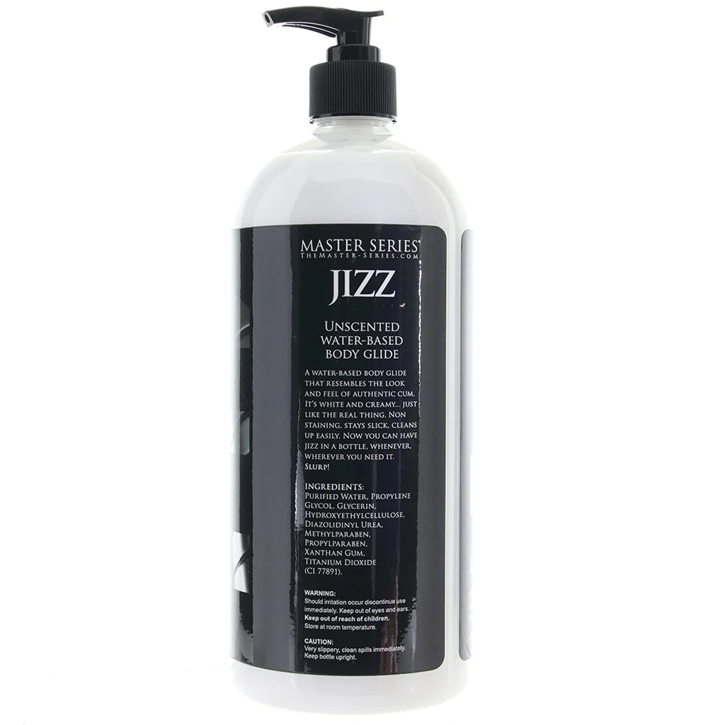 Master Series Jizz Unscented Lubricant in 34oz/1L - Image 6