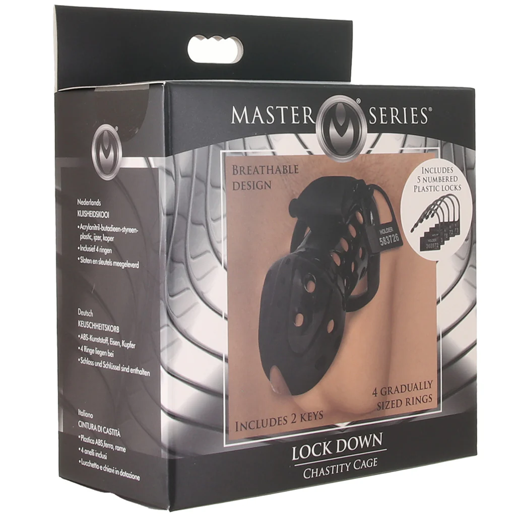 Master Series Lockdown Chastity Cage - Image 6