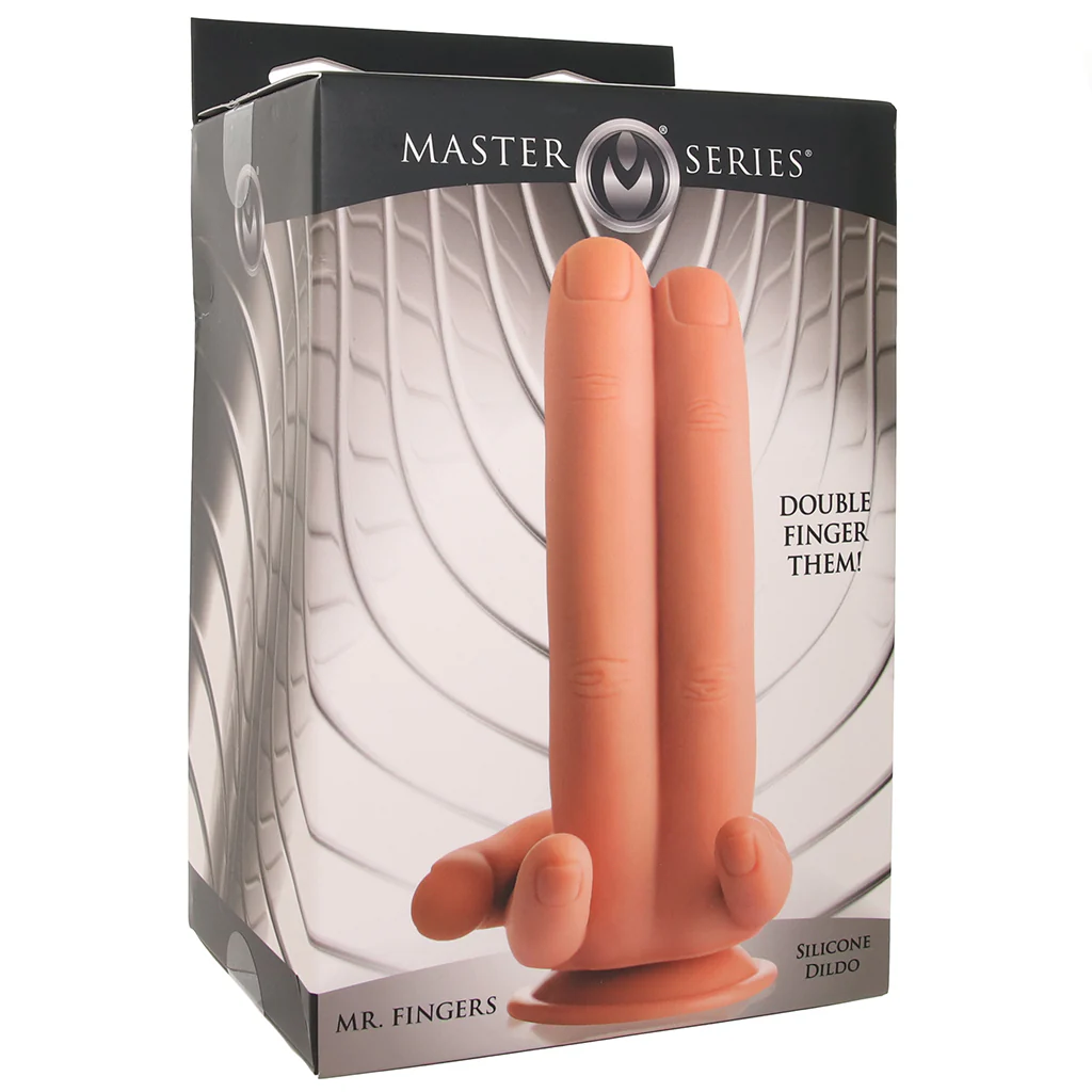 Master Series Mr. Fingers Silicone Dildo - Image 9
