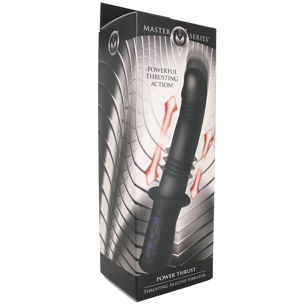 Master Series Power Thrust Thrusting Silicone Vibe - Image 6