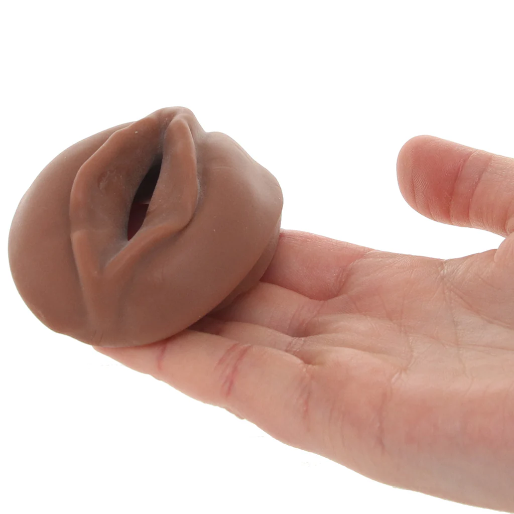 Master Series Pussy Chastity Cage in Tan - Image 4