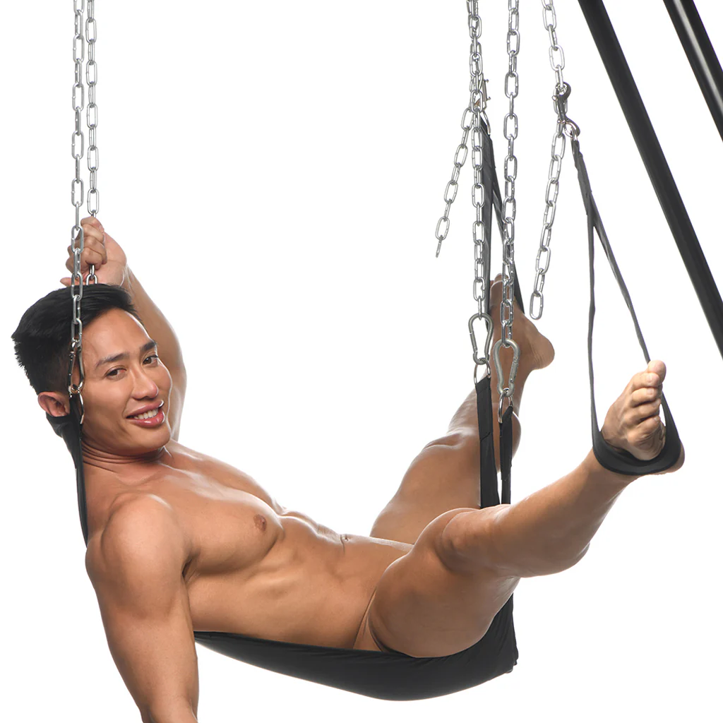 Master Series Slinger Nylon Sex Sling - Image 3