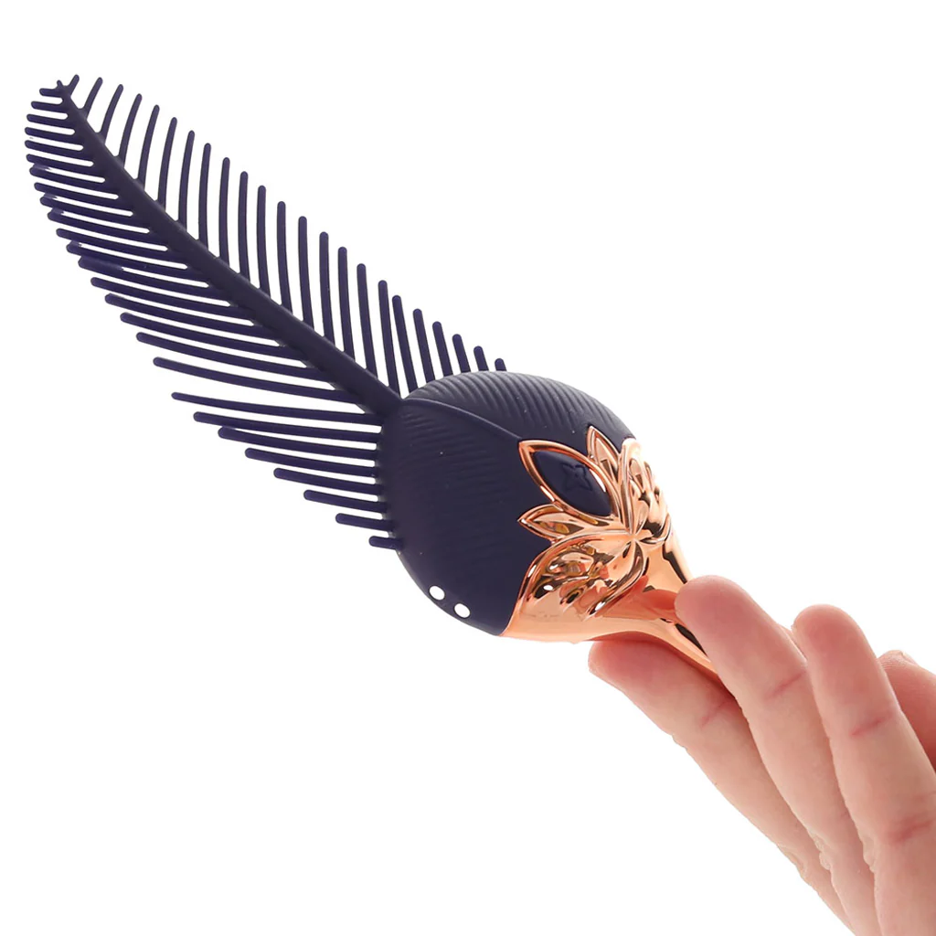 Master Series The Tickler Silicone Feather Vibe - Image 4