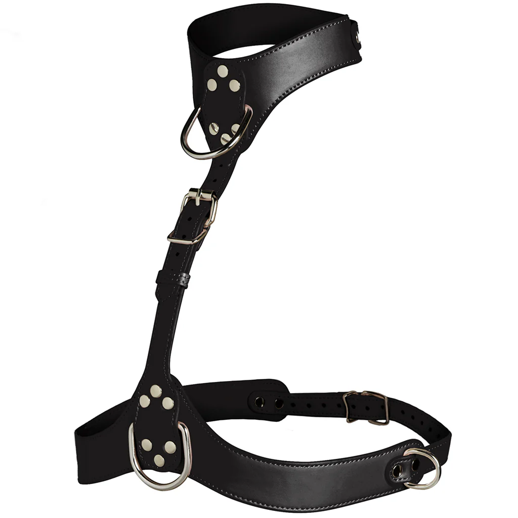 Master Series Vixen Chest Harness in Black - Image 3