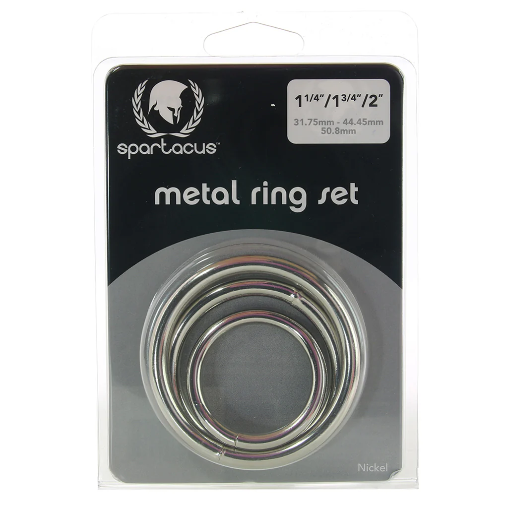Metal Cock Ring Set - Image 6