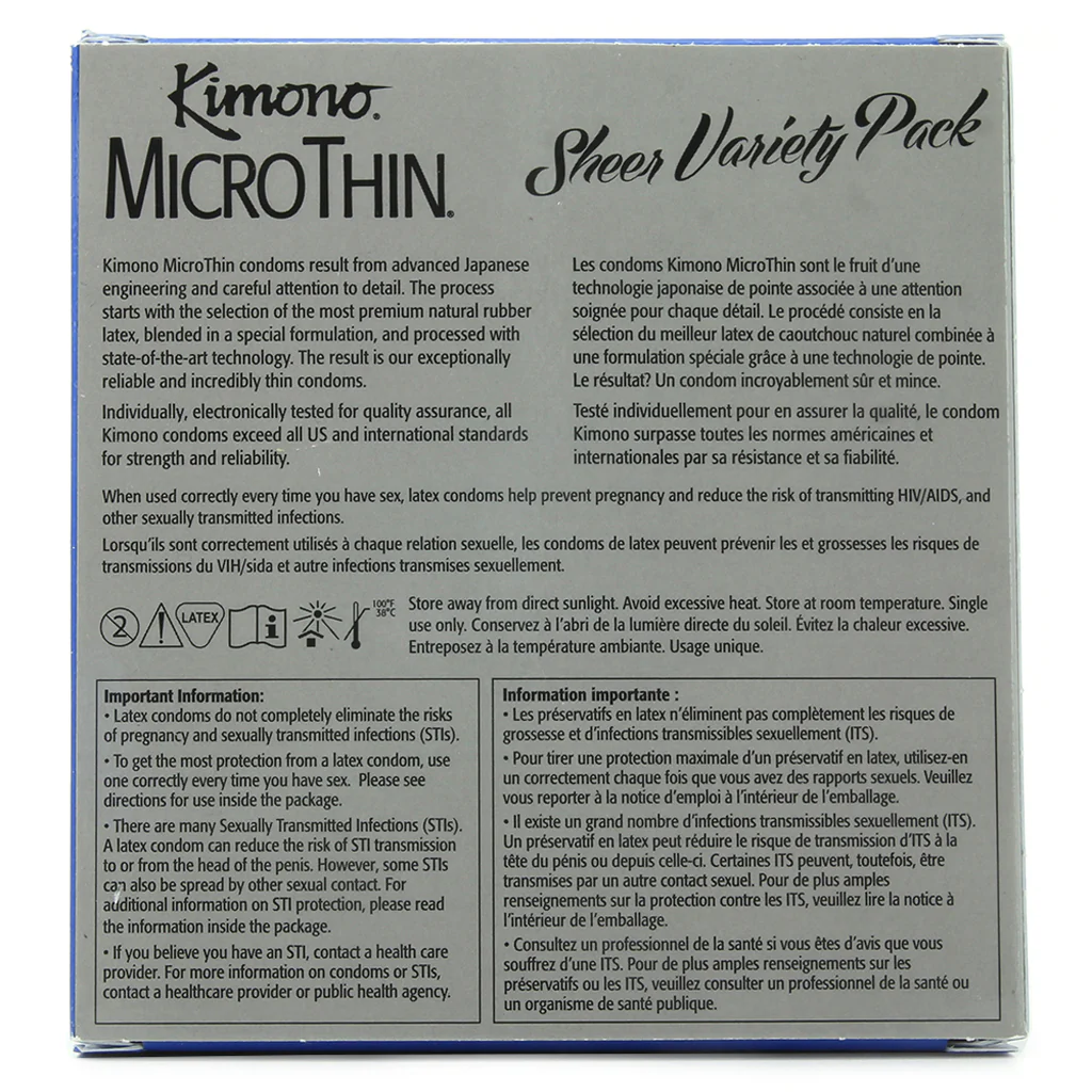 MicroThin Sheer Variety Pack Condoms in 24 Pack - Image 4