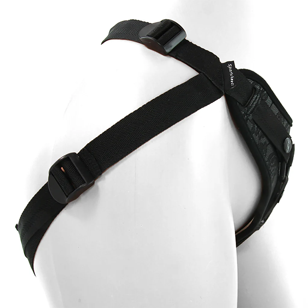Sincerely Black Lace Strap-On Harness - Image 3